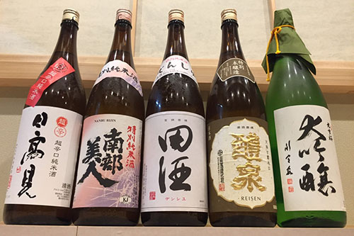 こだわりの日本酒